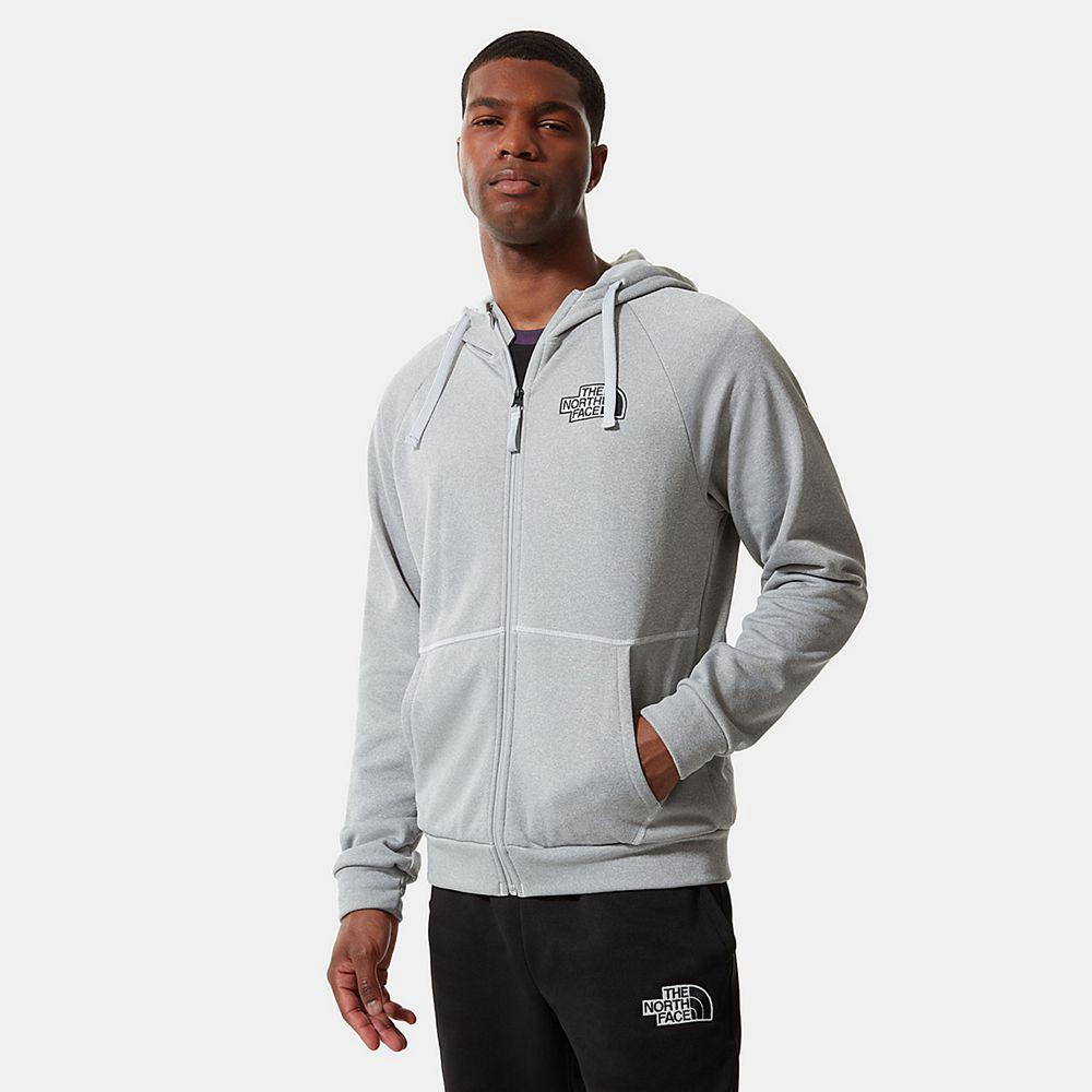 The North Face Exploration Zip-Up  Ανδρικα Φούτερ Hoodie - Ανοιχτο Γκρι (GCDN68795)